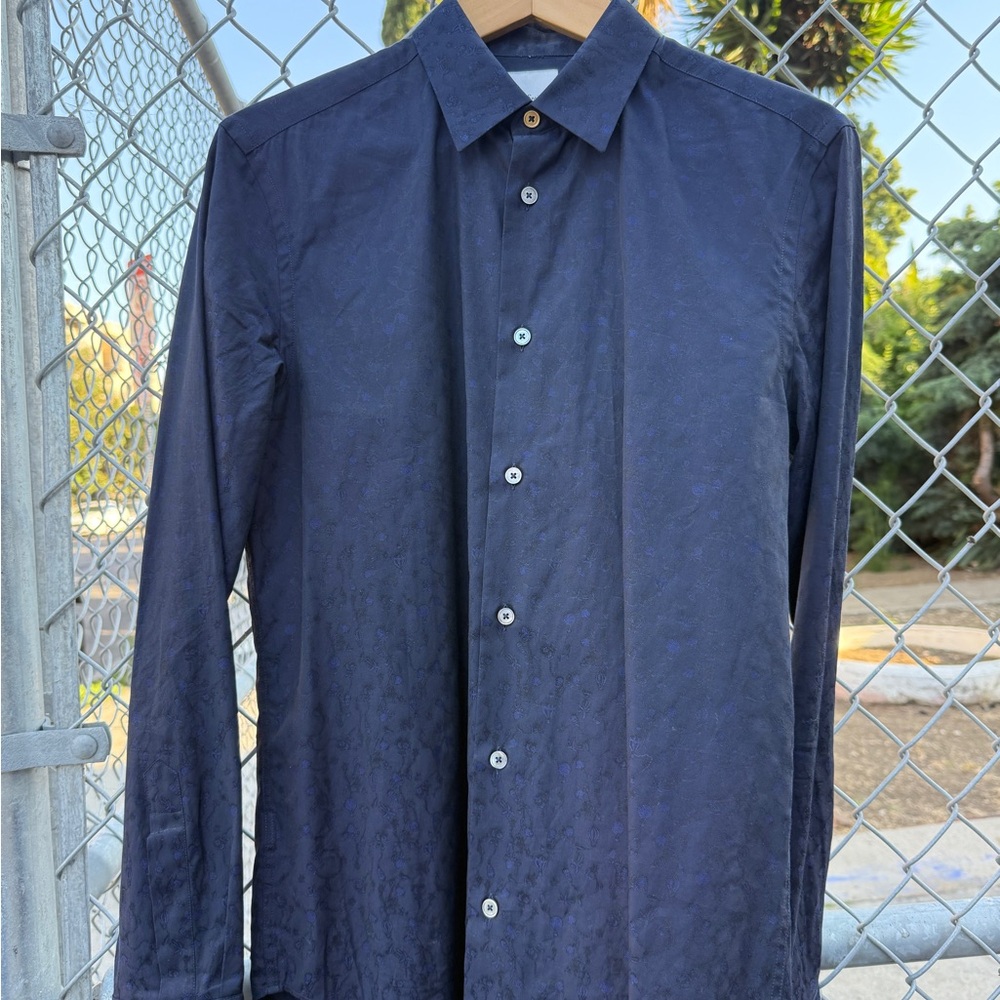 Navy Blue Paul Smith Men's Shirt